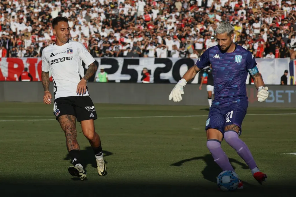Colo Colo y Racing se enfrentaron en el verano con triunfo para los argentinos. | Foto: Photosport