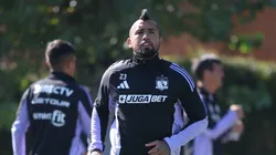 Arturo Vidal habló fuerte y claro ante los periodistas (Foto: @colocolooficial)