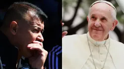 Jorge Almirón muestra su pesar por la muerte del papa Francisco I.