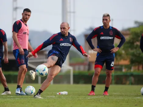 Fotos: la última práctica de la U antes de enfrentar a Carabobo