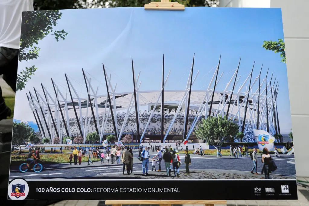 Colo Colo y sus hinchas se ilusionan con el nuevo estadio. | Foto: Photosport