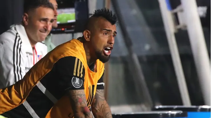 Arturo Vidal se enojó con periodista en plena zona mixta (Foto: Jonnathan Oyarzun/Photosport)