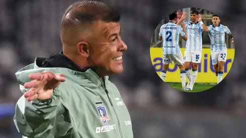 Jorge Almirón no mostró autocrítica tras el empate de Colo Colo en Copa Libertadores (Photosport).