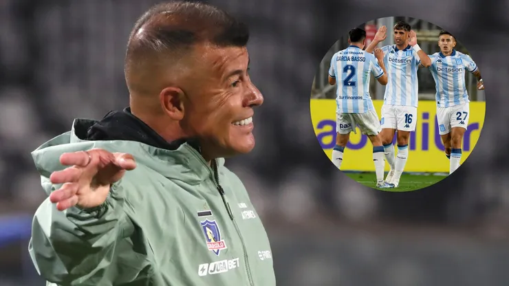 Jorge Almirón no mostró autocrítica tras el empate de Colo Colo en Copa Libertadores (Photosport).