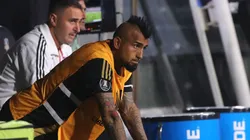 Arturo Vidal no pudo convertir ante Racing de Avellaneda.