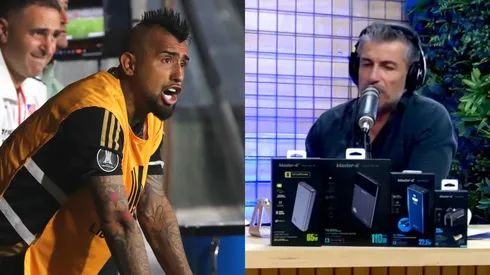 Fernando Solabarrieta le contesta a Arturo Vidal. (Foto: Photosport | La Metro)