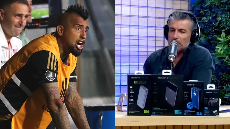 Fernando Solabarrieta le contesta a Arturo Vidal. (Foto: Photosport | La Metro)