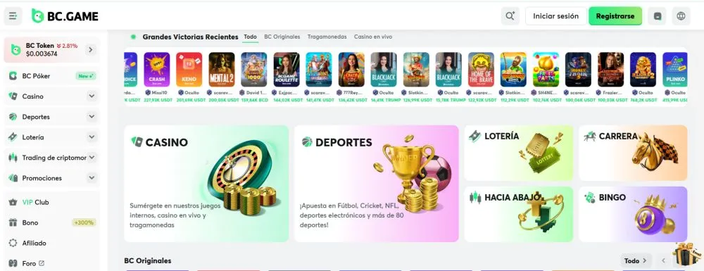 Código promocional BC Game