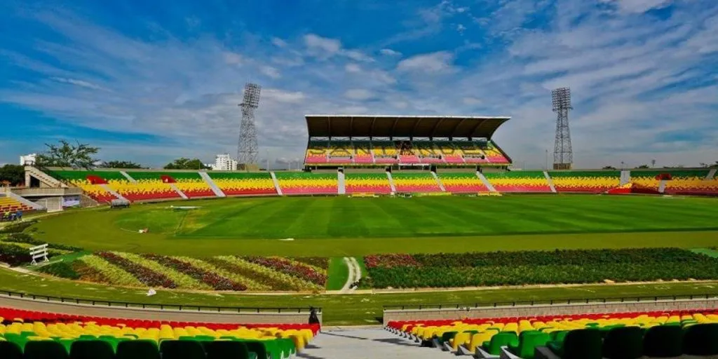 El Estadio Américo José Montanini de Bucaramanga.