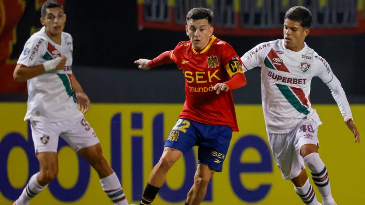 Unión Española 1-1 ante Fluminense por la Copa Sudamericana. (Foto: Photosport)