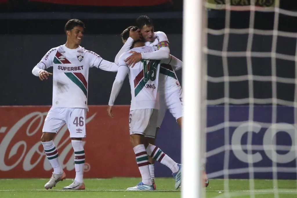 Fluminense rescató un empate ante Unión Española. El equipo brasileño jugó con equipo alternativo. (Foto: Photosport)