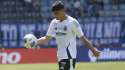 Claudio Aquino asistió a conferencia de prensa en Colo Colo.