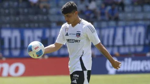 Claudio Aquino asistió a conferencia de prensa en Colo Colo.