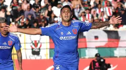 La emoción de la familia de Rodrigo Contreras por su gol para Universidad de Chile ante Palestino.