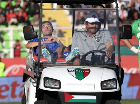 Preocupación total en la U: Charles Aránguiz sufrió una lesión y tuvo que abandonar en camilla