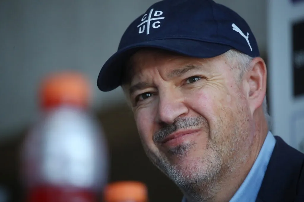 Tagle le recordó a Colo Colo y la U los casi descenso en los últimos años. | Foto: Photosport