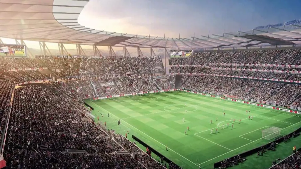 Así se vería en el interior el nuevo Estadio Monumental de Colo Colo. (Foto: Captura)