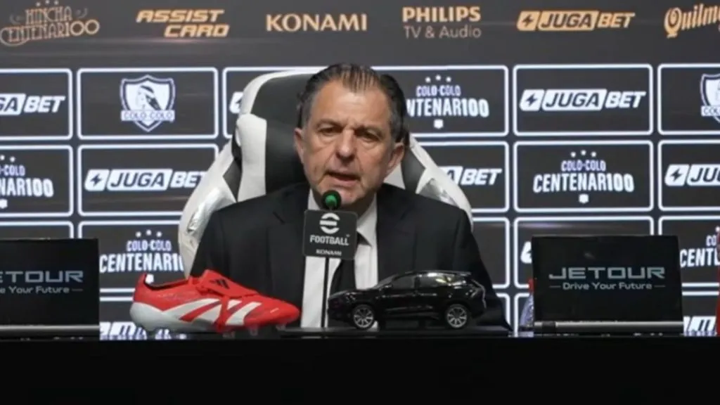 Aníbal Mosa dio una conferencia de prensa tras la Junta de Accionistas. (Foto: Captura)