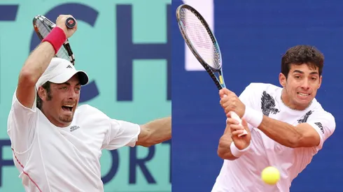 Nicolás Massú y Cristian Garin (Getty Images).