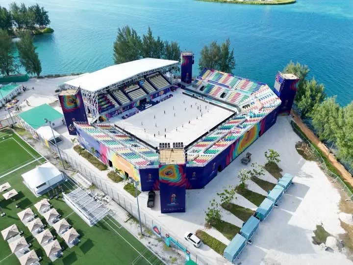 The Paradise Arena es la sede del Mundial de Fútbol Playa Seychelles 2025.
