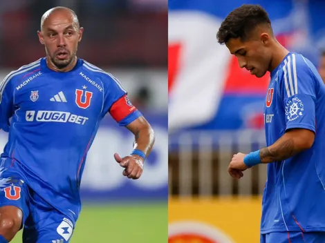 Marcelo Díaz le raya la cancha a Lucas Assadi en la U