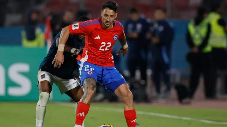 Fernando Zampedri debutó en la Roja en la última fecha clasificatoria (Photosport).