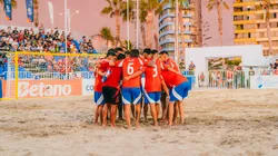 Chile se estrena en el Mundial de Fútbol Playa Seychelles 2025. (Foto: Conmebol)