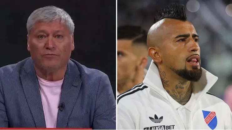 Patricio Yáñez le para los carros a Arturo Vidal en Colo Colo