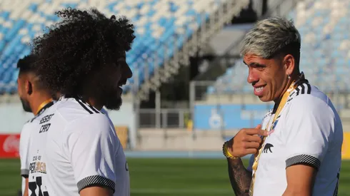 Maxi Falcón y Carlos Palacios siguen enviándose cariñosos mensajes (Foto: Jonnathan Oyarzun/Photosport)
