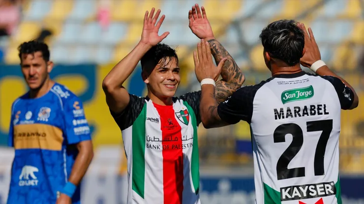 ¡Palestino es el nuevo puntero del fútbol chileno! (Photosport).