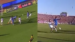 ¿Era penal a favor de la U? (Captura TNT Sports).