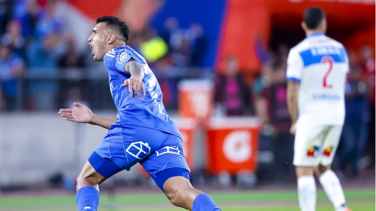Los azules vencieron en la agonía a los Cruzados con tanto del "Tucu": (Foto: Pepe Alvujar/Photosport)