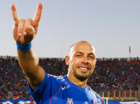 Marcelo Díaz en éxtasis tras el triunfo de la U ante la UC