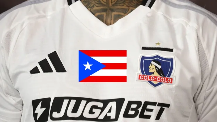 Artista urbano de Puerto Rico apareció con la camiseta de Colo Colo. (Foto: Photosport)
