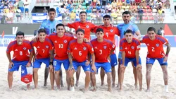 Chile sumó un triunfo y dos derrotas en el Mundial de Fútbol Playa 2025. (Foto: @LaRoja)