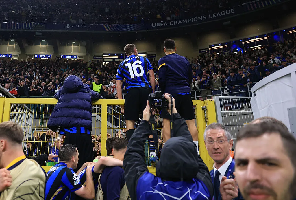 Davide Frattesi y un festejo imborrable (Getty Images)