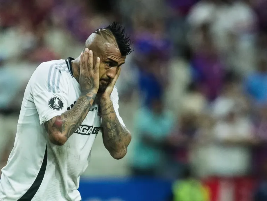 Arturo Vidal no pudo ayudar a su equipo y terminó sucumbiendo ante los jugadores de Fortaleza | FOTO: Conmebol Libertadores