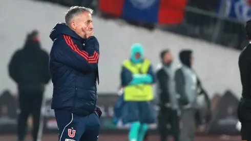 Gustavo Álvarez se refiere a los goles que recibió la U. (Foto: Photosport)