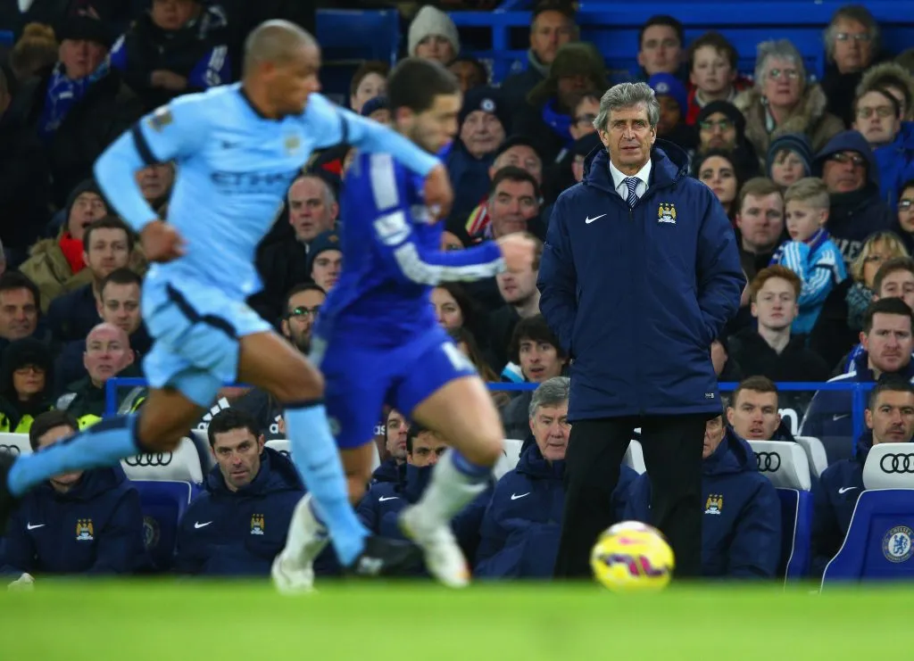 Manuel Pellegrini en la visita del Manchester City a Chelsea en enero del 2015. (Foto: Clive Mason/Getty Images)