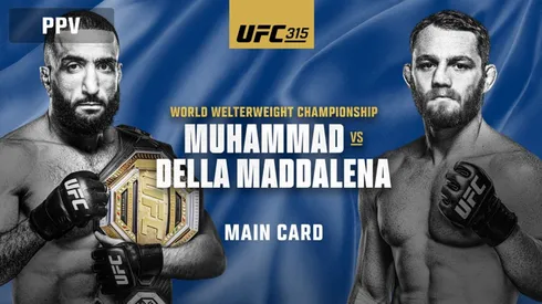 UFC 315 contará con dos combates titulares de lujo.