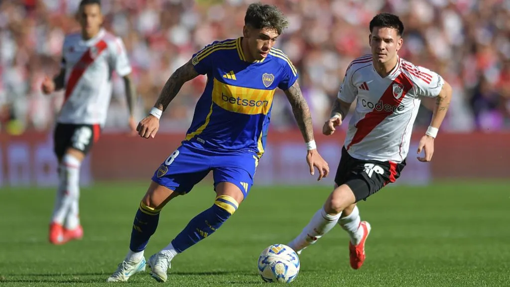 Carlos Palacios nuevamente titular en Boca Juniors (Getty Images).