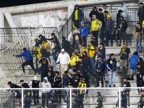 La violencia no para en el fútbol chileno: incidentes suspenden clásico entre U. La Calera y San Luis 