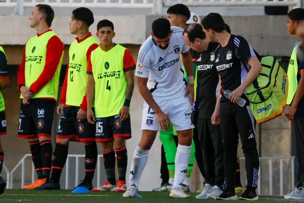 Amor salió lesionado ante Limache. | Foto: Photosport