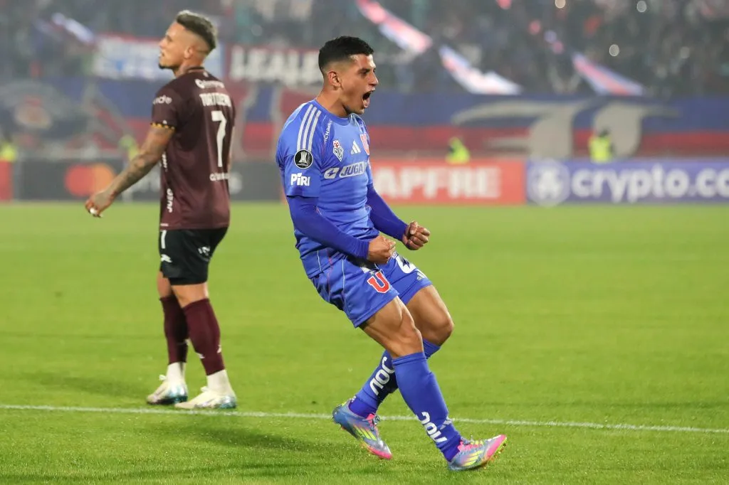 Israel Poblete le puso la guinda de la torta a la goleada de la U | FOTO: Felipe Zanca/Photosport