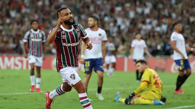 Fluminense vence a Unión Española por la Copa Sudamericana. (Foto: Getty)