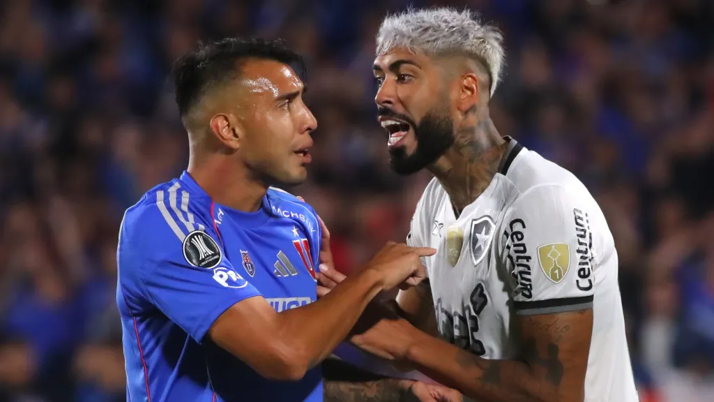 Rodrigo Contreras es duda para el partido entre Universidad de Chile y Botafogo.