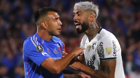 Rodrigo Contreras es duda para el partido entre Universidad de Chile y Botafogo.