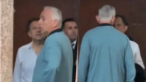 Pillan a Mosa reunido con Fernando Felicevich en hotel de Santiago.