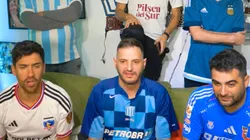 Los Displicentes vibraron con la goleada que sufrió Colo Colo (Captura).