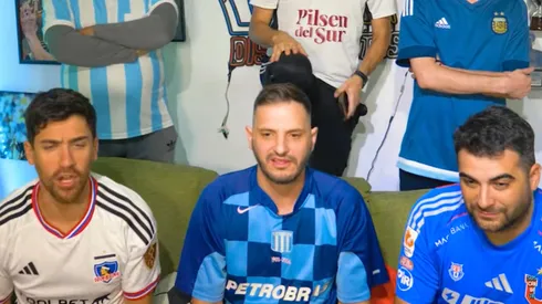 Los Displicentes vibraron con la goleada que sufrió Colo Colo (Captura).